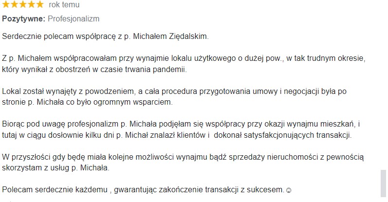 nieruchomość Agencja Nieruchomości Warszawa opinie